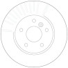 Set di dischi freno TRW DF4194S