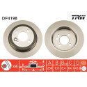 Set di dischi freno TRW DF4198