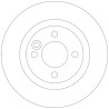 Set di dischi freno TRW DF4198