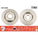 Set di dischi freno TRW DF4208
