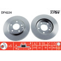 Set di dischi freno TRW DF4224