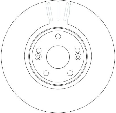 Set di dischi freno TRW DF4229S