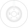 Set di dischi freno TRW DF4231S