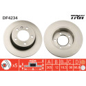 Set di dischi freno TRW DF4234