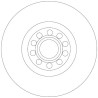 Set di dischi freno TRW DF4258S