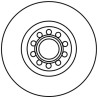 Set di dischi freno TRW DF4262S