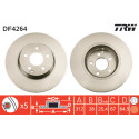 Set di dischi freno TRW DF4264