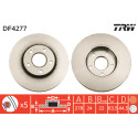 Set di dischi freno TRW DF4277