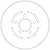 Set di dischi freno TRW DF4277