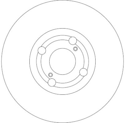 Set di (2) dischi freno TRW DF4317