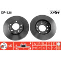 Set di dischi freno TRW DF4328