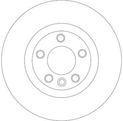 Set di (2) dischi freno TRW DF4360