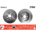 Set di dischi freno TRW DF4417