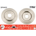 Set di dischi freno TRW DF4422