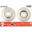 Set di dischi freno TRW DF4432S