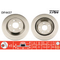 Set di dischi freno TRW DF4437