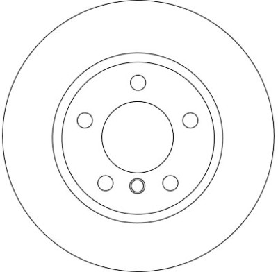 Set di (2) dischi freno TRW DF4449