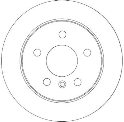 Set di (2) dischi freno TRW DF4453
