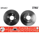 Set di dischi freno TRW DF4457