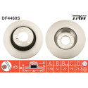 Set di dischi freno TRW DF4460S