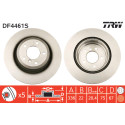Set di dischi freno TRW DF4461S