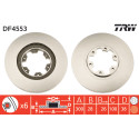 Set di dischi freno TRW DF4553