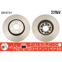 Set di dischi freno TRW DF4731