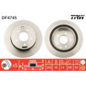 Set di dischi freno TRW DF4745