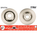 Set di dischi freno TRW DF4754