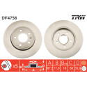 Set di dischi freno TRW DF4756