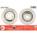 Set di dischi freno TRW DF4792S