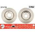 Set di dischi freno TRW DF4796