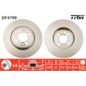 Set di dischi freno TRW DF4799