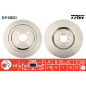 Set di dischi freno TRW DF4800