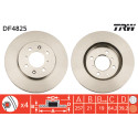 Set di dischi freno TRW DF4825