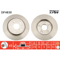 Set di dischi freno TRW DF4830