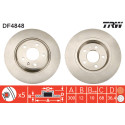 Set di dischi freno TRW DF4848