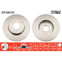 Set di dischi freno TRW DF4863S