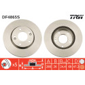 Set di dischi freno TRW DF4865S