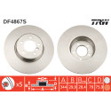 Set di dischi freno TRW DF4867S