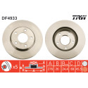 Set di dischi freno TRW DF4933