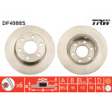 Set di dischi freno TRW DF4988S