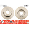 Set di dischi freno TRW DF4992S