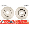 Set di dischi freno TRW DF4996S