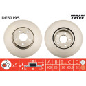 Set di dischi freno TRW DF6019S