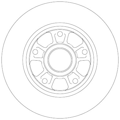Set di (2) dischi freno TRW DF6182