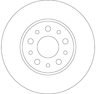 Set di (2) dischi freno TRW DF6228