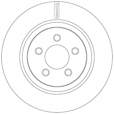Set di (2) dischi freno TRW DF6263