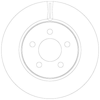Set di (2) dischi freno TRW DF6264