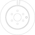 Set di dischi freno TRW DF6289